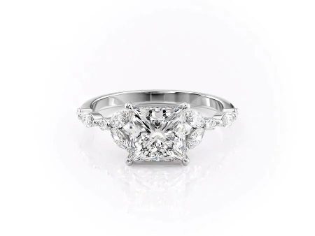 The Chelsea Set With A 2 Carat Princess Lab Diamond Fashion