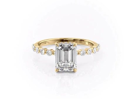 The Khloe Set With A 1.5 Carat Emerald Lab Diamond Online