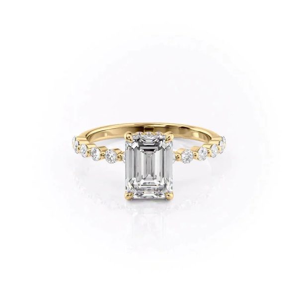 The Khloe Set With A 1.5 Carat Emerald Lab Diamond Online