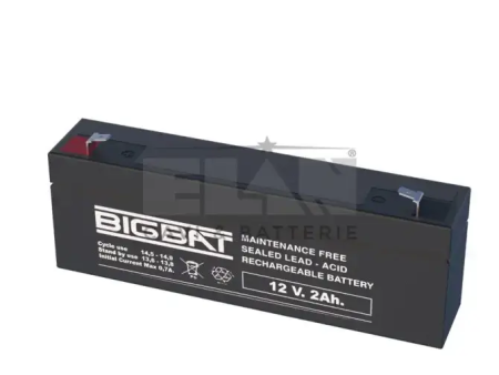 Batteria Elan Bigbat Al Piombo 12v 2,0ah 01202 Confezione 18 Pezzi For Discount