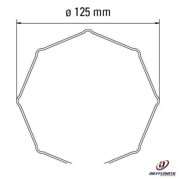 Adattatore Per Tubo Ottagonale Heroal 125 Per Motore Tm58 Faac 132224 Fashion