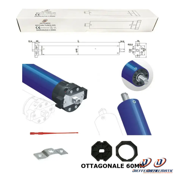 Automazione Completa Motori Motore Per Tapparella Tapparelle 80 Kg 30 Nm Rullo Cheap