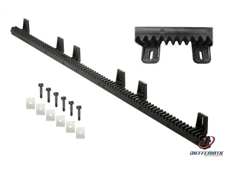 Cremagliera Universale Antiusura Silenziosa Per Cancello Scorrevole 100 Cm 1 M For Sale