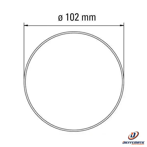 Adattatore Per Tubo Tondo 102 Per Motore Tm58 Automatismi Faac 132223 Fashion