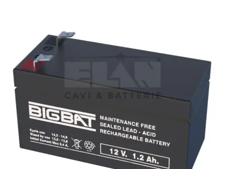 Batteria Elan Bigbat Al Piombo 12v 1,2ah 012012 Confezione 20 Pezzi Online Sale