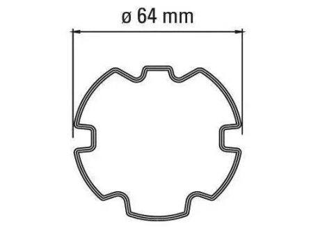 Adattatore Per Tubo Zf 64 Per Motore Tm45 Automazione Automatismi Faac 132266 Fashion