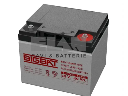 Batteria Elan Bigbat Al Piombo 12v 40ah Long Life 01240 Online now