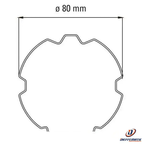 Adattatore Per Tubo Zf 80 Per Motore Tm58 Automazione Automatismi Faac 132229 Online now