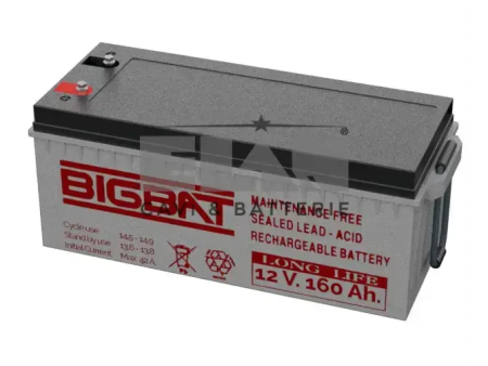 Batteria Elan Bigbat Al Piombo 12v 160ah Long Life 01292 For Discount