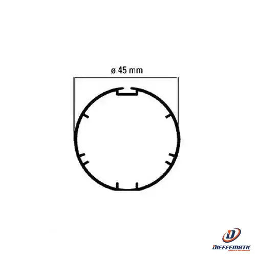 Adattatore Tubo Tondo 45mm Con Ogiva Per Motore Tubolare Tm35 Faac 132011 Online