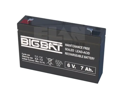 Batteria Elan Bigbat Al Piombo 6v 7ah 00607 Confezione 16 Pezzi Online now