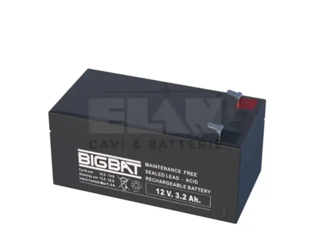 Batteria Elan Bigbat Al Piombo 12v 3,2ah 01203 Confezione 10 Pezzi For Discount