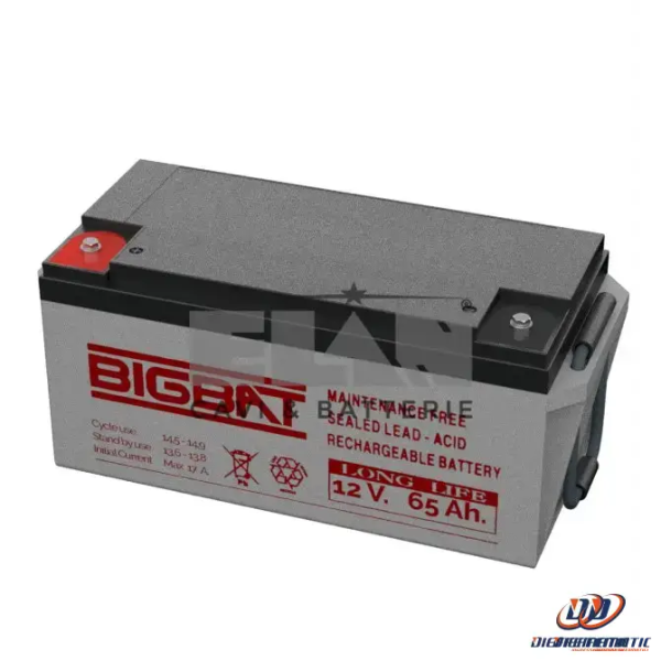 Batteria Elan Bigbat Al Piombo 12v 65ah Long Life 01270 For Sale